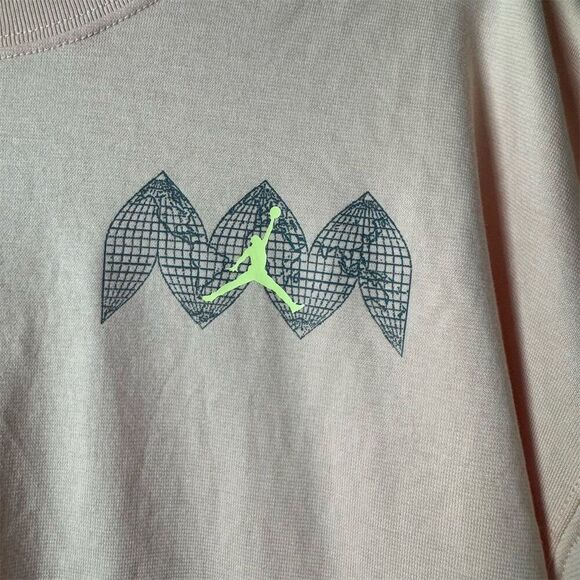 Jordan Oversize Pink T-Shirt Michael Jordan Graphic Size L - Picture 3 of 7